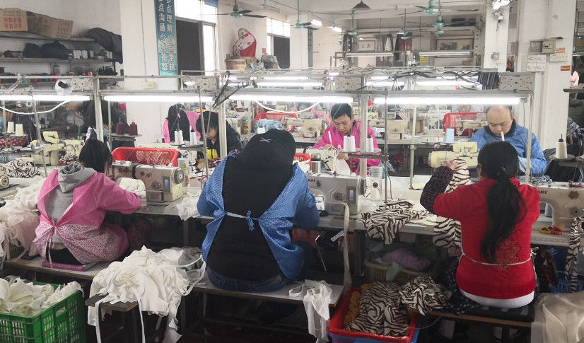 Guangzhou Beianji Clothing Co., Ltd. dây chuyền sản xuất